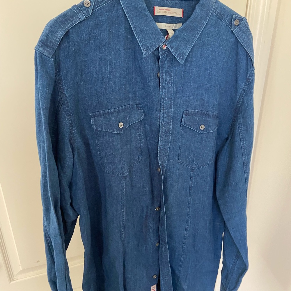 Banana Republic denim heritage shirt